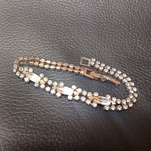 Vintage Rhinestone Tennis Bracelet